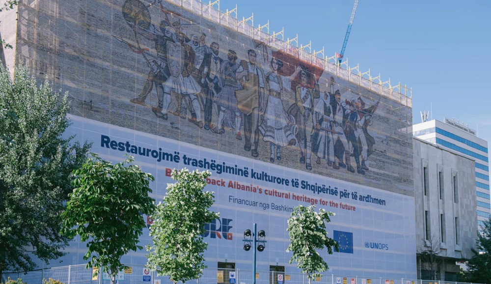 Restaurohet mozaiku i Muzeut Kombetar, 1 mln euro investim nga BE